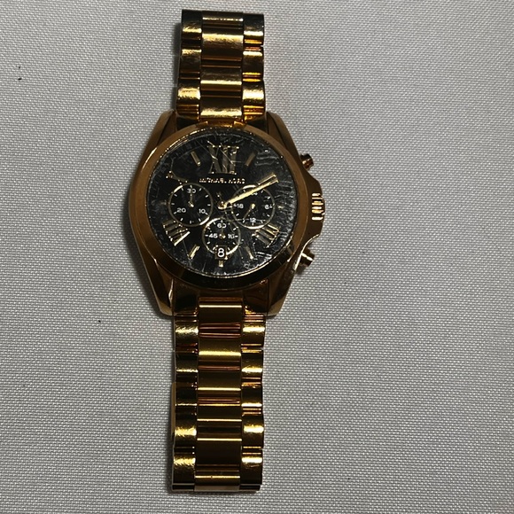 Michael Kors Gold Chronograph Watch - Picture 1 of 5